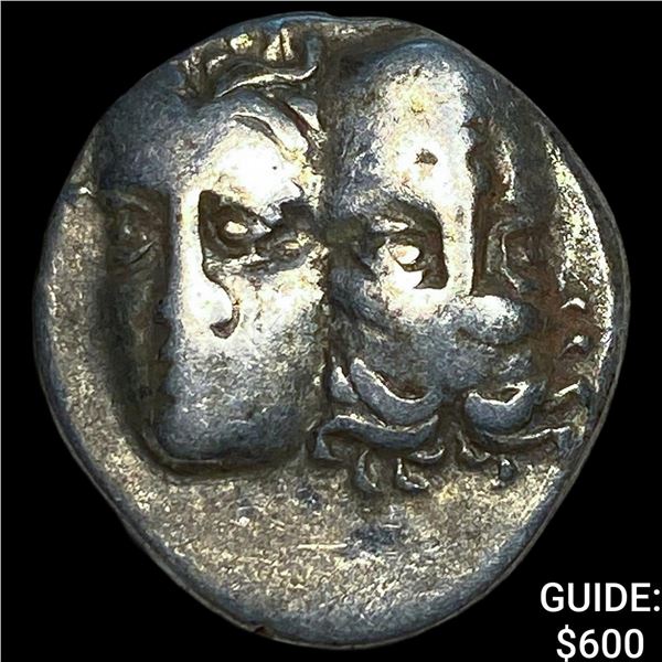 Ancient Greece Moesia, Istros 4th Century BC  Silver Drachm NEARLY UNCIRCULATED