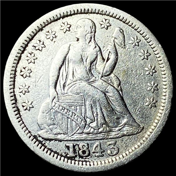 1843 Seated Liberty Dime CLOSELY UNCIRCULATED