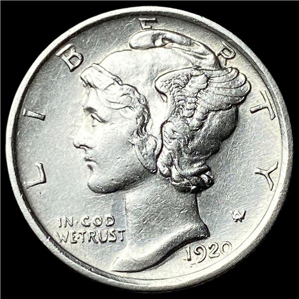 1920-S Silver Mercury Dime CLOSELY  UNCIRCULATED