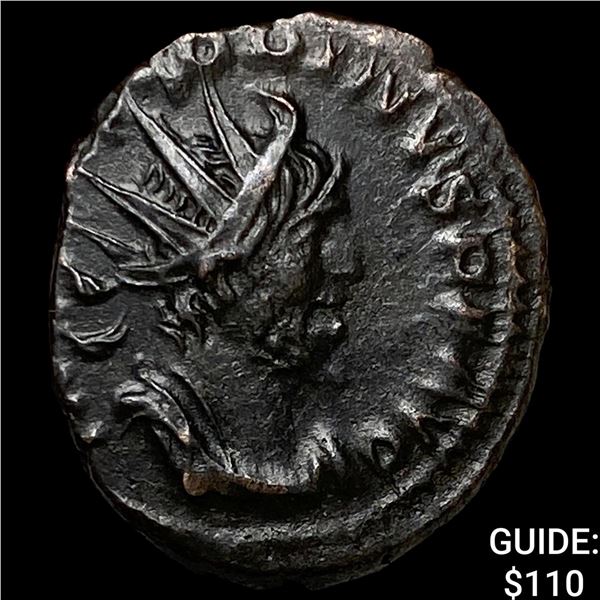 Romano-Gallic Victorinus 269-271 AD Dbl  Denarius CHOICE AU