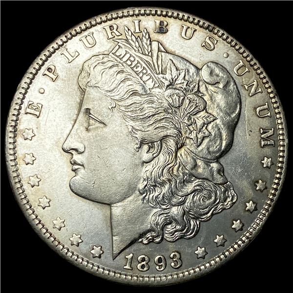 1893 Morgan Silver Dollar CLOSELY  UNCIRCULATED