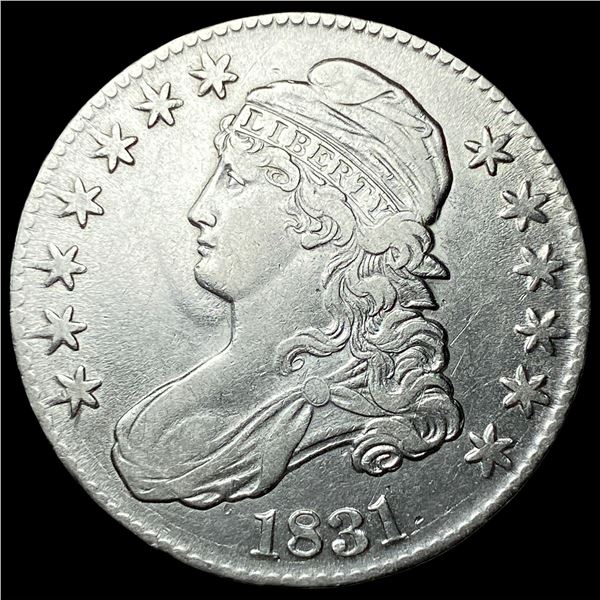 1831 Capped Bust Half Dollar CLOSELY  UNCIRCULATED