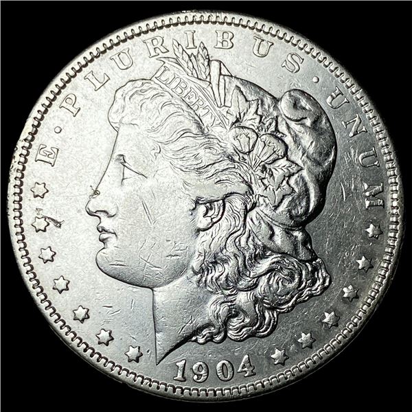 1904 Morgan Silver Dollar NEARLY UNCIRCULATED