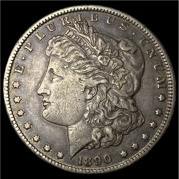 1890-CC Silver Morgan Dollar CLOSELY  UNCIRCULATED
