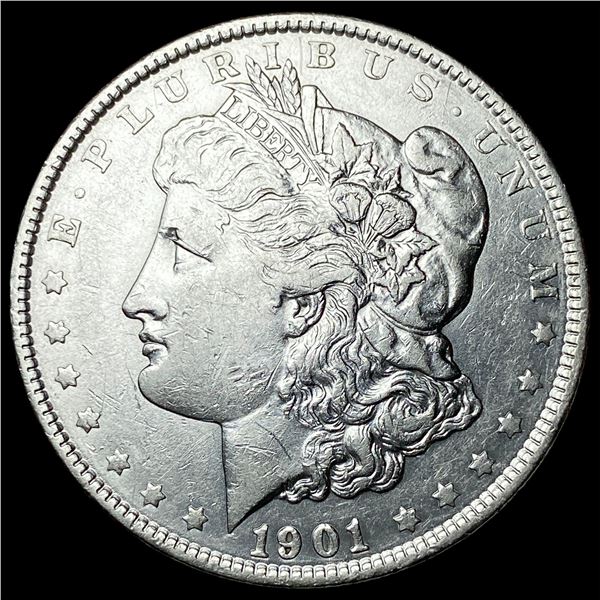 1901 Silver Morgan Dollar CLOSELY  UNCIRCULATED