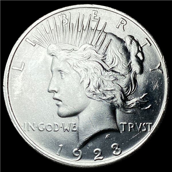 1923 Silver Peace Dollar CHOICE BU