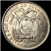 Image 2 : 1895 Ecuador Silver 2 Decimos UNCIRCULATED