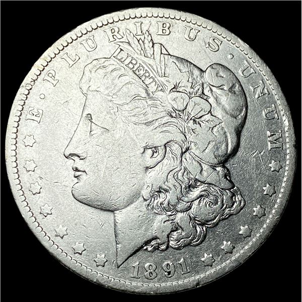 1891-O Silver Morgan Dollar LIGHTLY  CIRCULATED