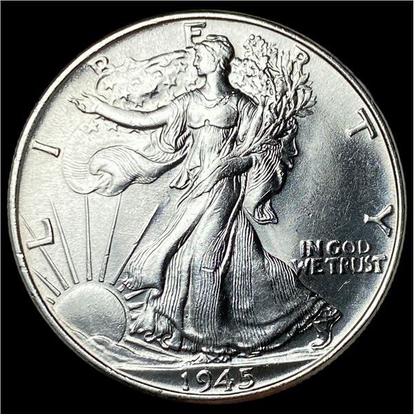 1945 Walking Liberty Half Dollar CHOICE BU