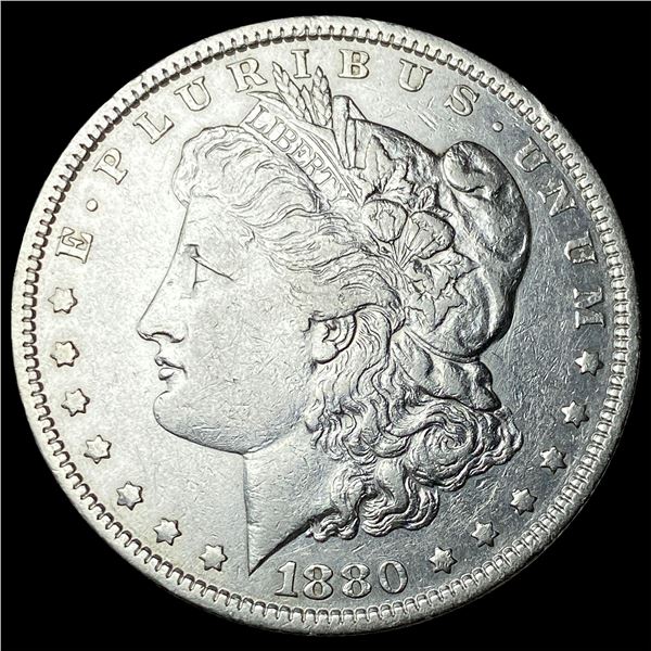 1880 Silver Morgan Dollar NEARLY UNCIRCULATED