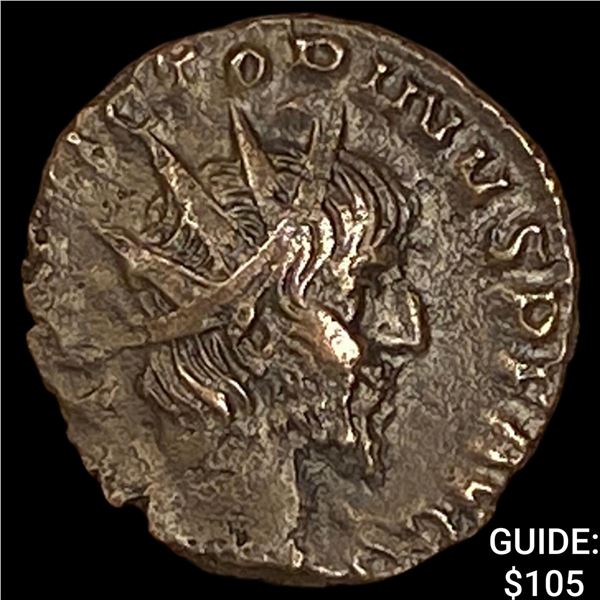 Romano-Gallic Victorinus 269-271 BI Dbl  Denarius CHOICE AU