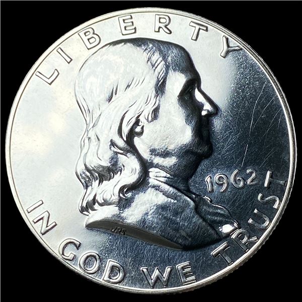 1962 Franklin Silver Half Dollar GEM PROOF