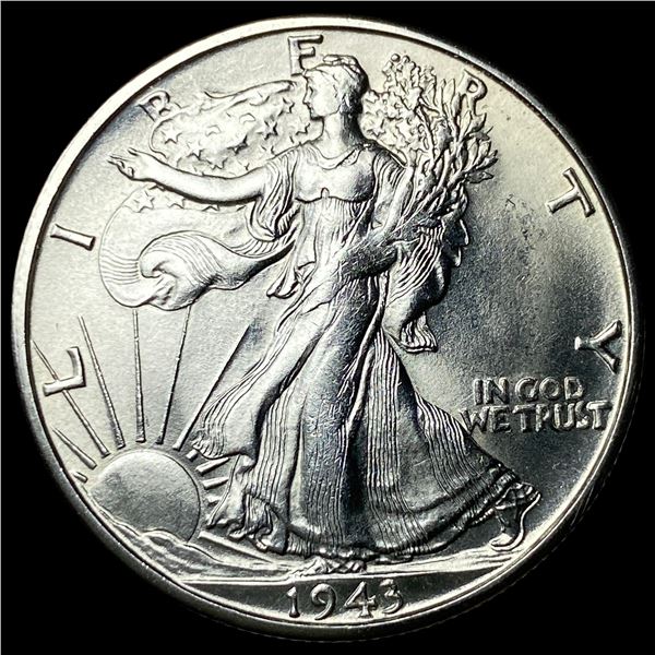 1943-S Silver Walking Liberty Half Dollar  UNCIRCULATED