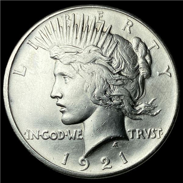 1921 Silver Peace Dollar CLOSELY UNCIRCULATED