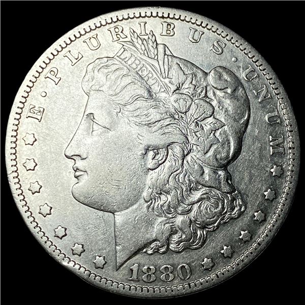 1880-CC Silver Morgan Dollar NEARLY  UNCIRCULATED