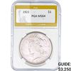 Image 1 : 1921 Silver Peace Dollar PGA MS64