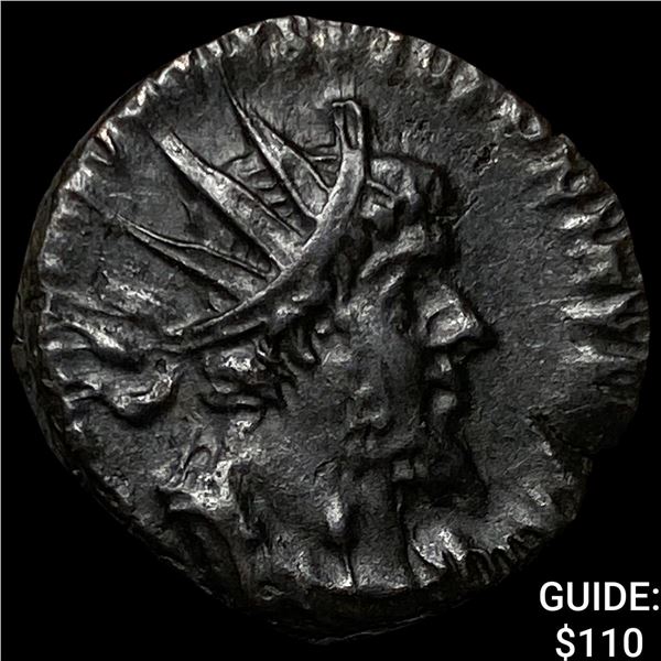 Romano-Gallic Victorinus 269-271 AD Dbl  Denarius CHOICE AU