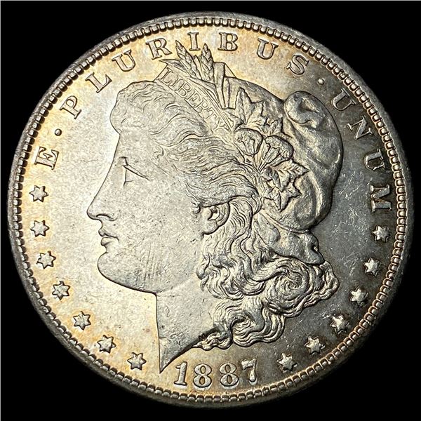1887-S Silver Morgan Dollar CHOICE AU
