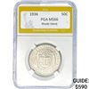 Image 1 : 1936 Rhode Island Half Dollar PGA MS66