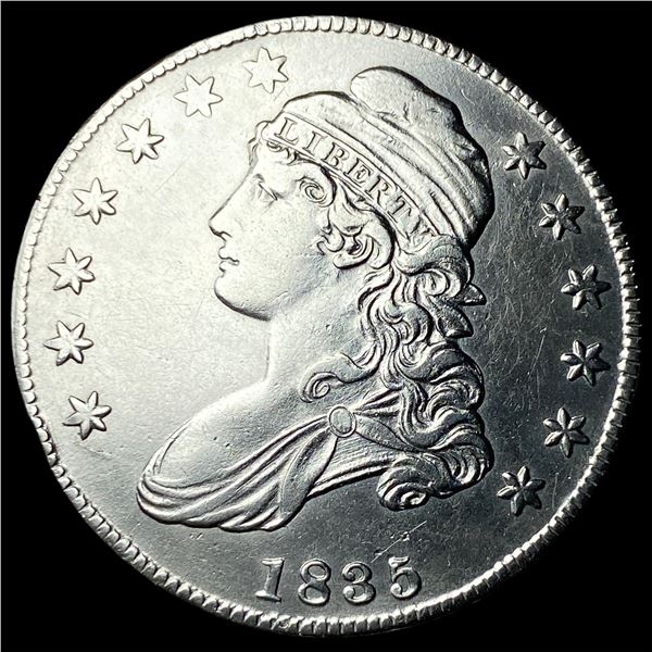 1835 Capped Bust Half Dollar CLOSELY  UNCIRCULATED