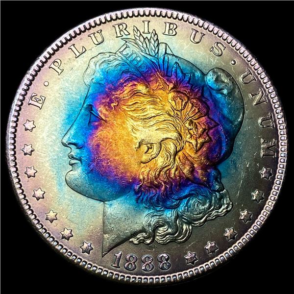 1888 Toned Morgan Silver Dollar UNCIRCULATED