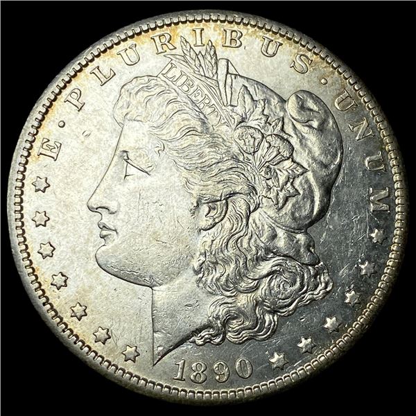 1890-S Silver Morgan Dollar CHOICE AU