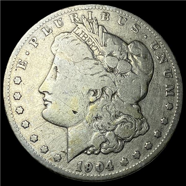 1904-S Silver Morgan Dollar NICELY CIRCULATED