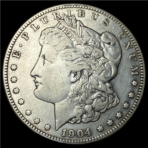 1904-S Silver Morgan Dollar NEARLY  UNCIRCULATED
