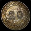 Image 2 : 1935 Straits Settlement 20 Cent Piece  UNCIRCULATED