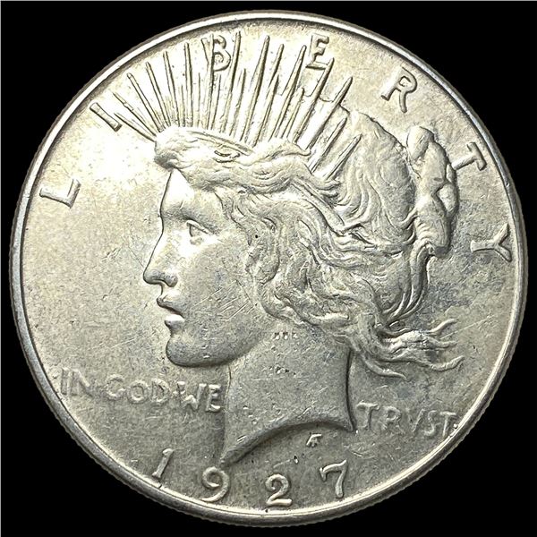 1927-S Silver Peace Dollar CHOICE AU