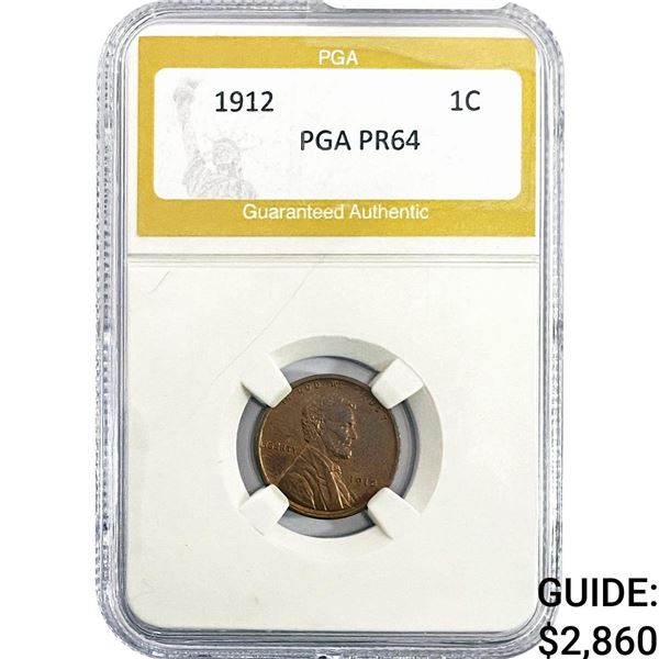 1912 Wheat Cent PGA PR64