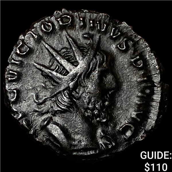 Romano-Gallic Victorinus 269-271 AD Dbl  Denarius CHOICE AU