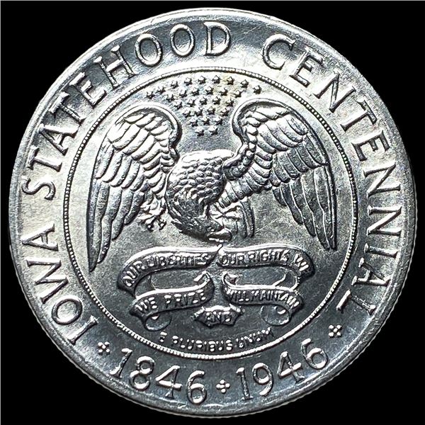 1946 Silver Iowa Half Dollar UNCIRCULATED