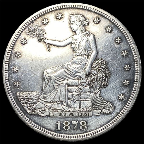 1878-S Silver Trade Dollar CLOSELY  UNCIRCULATED