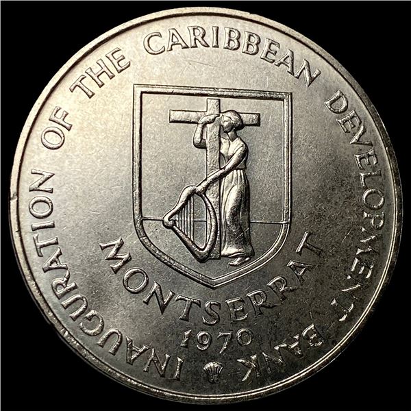 1970 Montserrat 4 Dollars UNCIRCULATED
