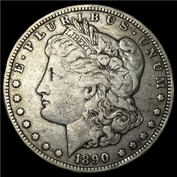 1890-CC Silver Morgan Dollar LIGHTLY  CIRCULATED