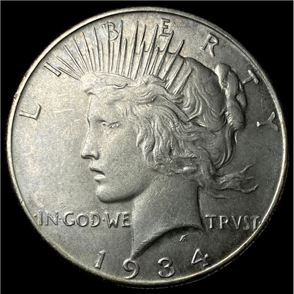 1934 Peace Silver Dollar CLOSELY UNCIRCULATED