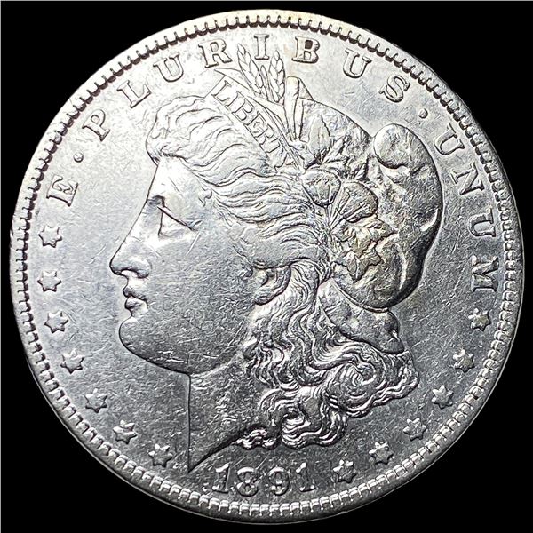 1891 Morgan Silver Dollar NEARLY UNCIRCULATED