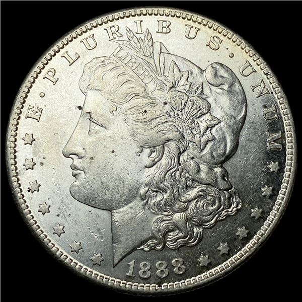 1888-S Silver Morgan Dollar CHOICE AU