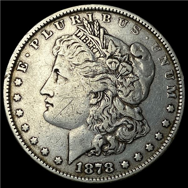 1878 8TF Silver Morgan Dollar NEARLY  UNCIRCULATED