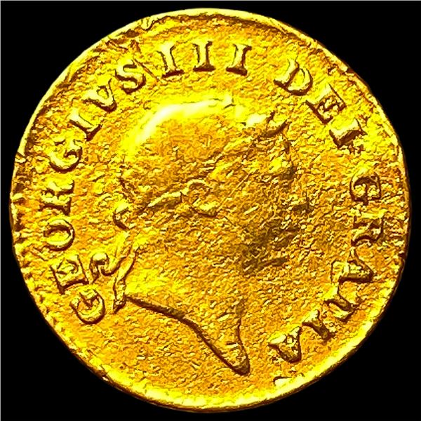 1808 Great Britain .0821oz Gold Guinea George III NEARLY UNCIRCULATED