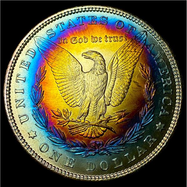 1885 Toned Morgan Silver Dollar UNCIRCULATED