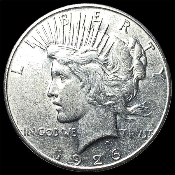 1926-S Silver Peace Dollar CHOICE AU