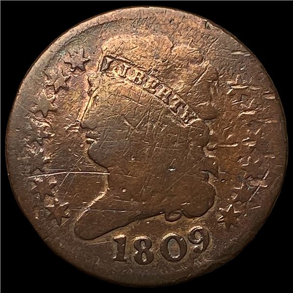 1809 Classic Head Half Cent LIGHTLY  CIRCULATED
