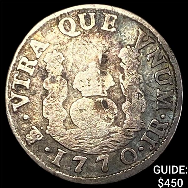 1770 Bolivia Silver 1 Reale NEARLY  UNCIRCULATED