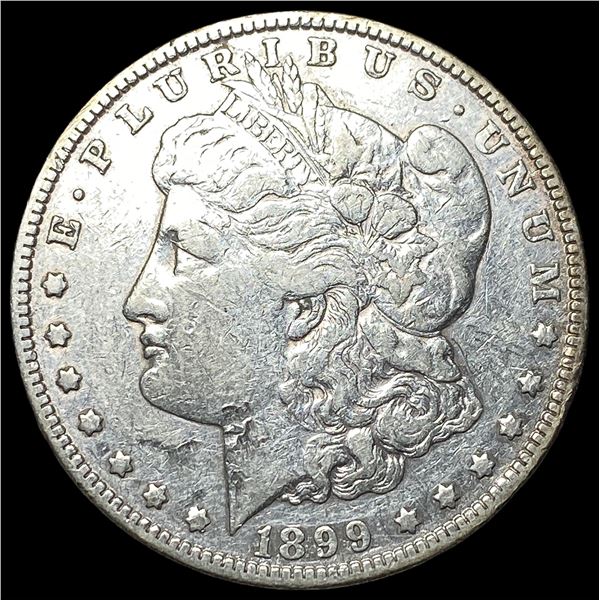 1899 Silver Morgan Dollar NEARLY UNCIRCULATED
