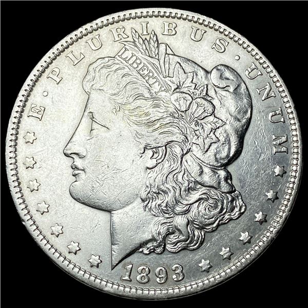 1893 Silver Morgan Dollar CLOSELY  UNCIRCULATED