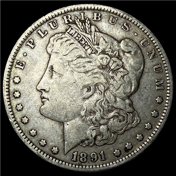 1891-O Silver Morgan Dollar LIGHTLY  CIRCULATED
