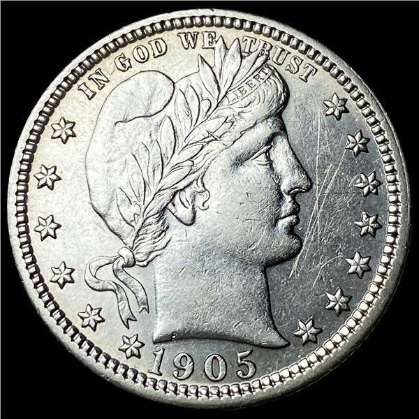 1905 Silver Barber Quarter UNCIRCULATED
