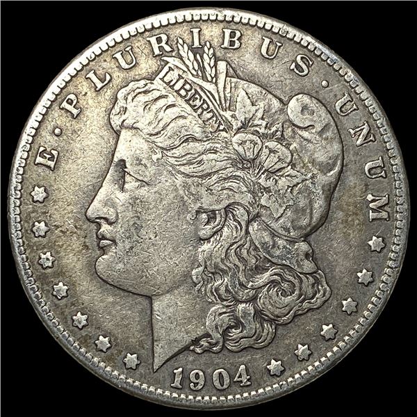 1904-S Silver Morgan Dollar LIGHTLY CIRCULATED